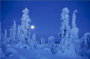 Viaggiare Finlandia. Lapponia on ice